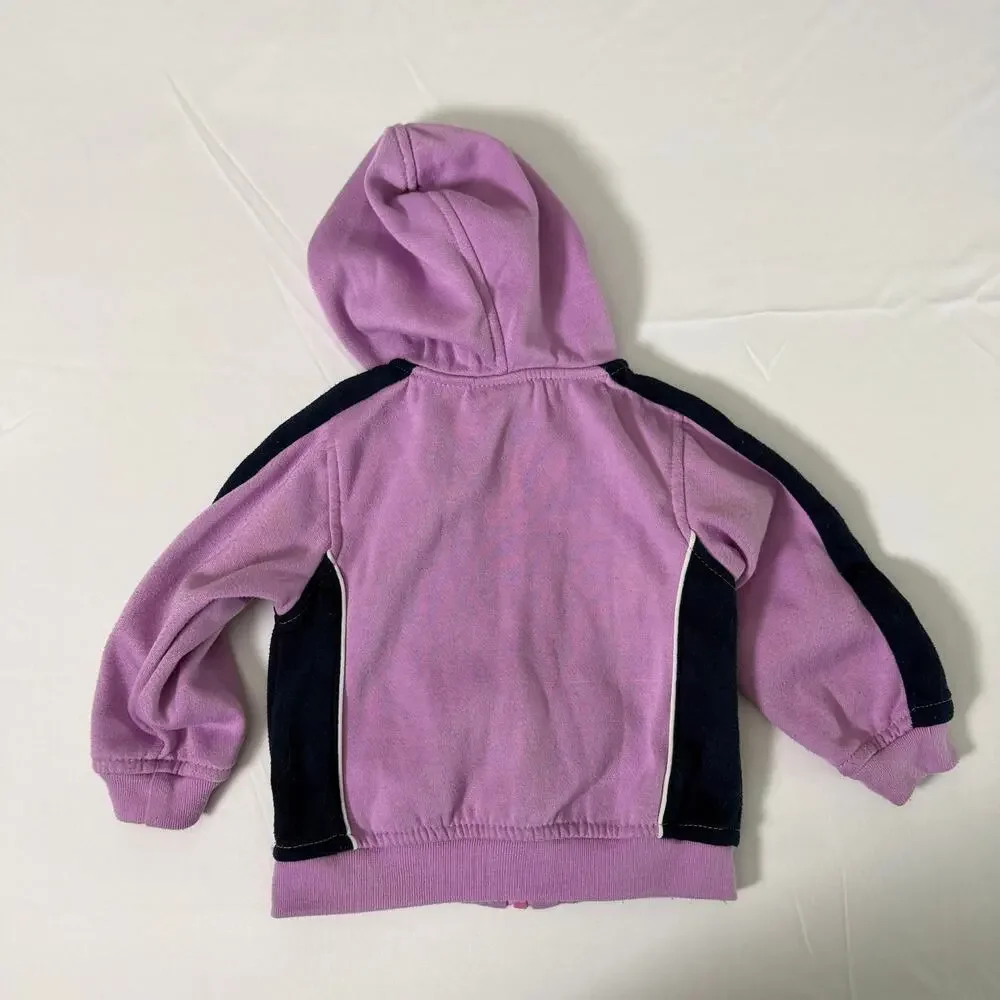 Vintage Y2K Athletic Works Royal Champ Purple Athleisure Tracksuit Jacket Sz 24m
